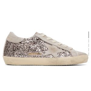 Golden Goose Superstar sneaker Copper Gray glitter, NIB Auth